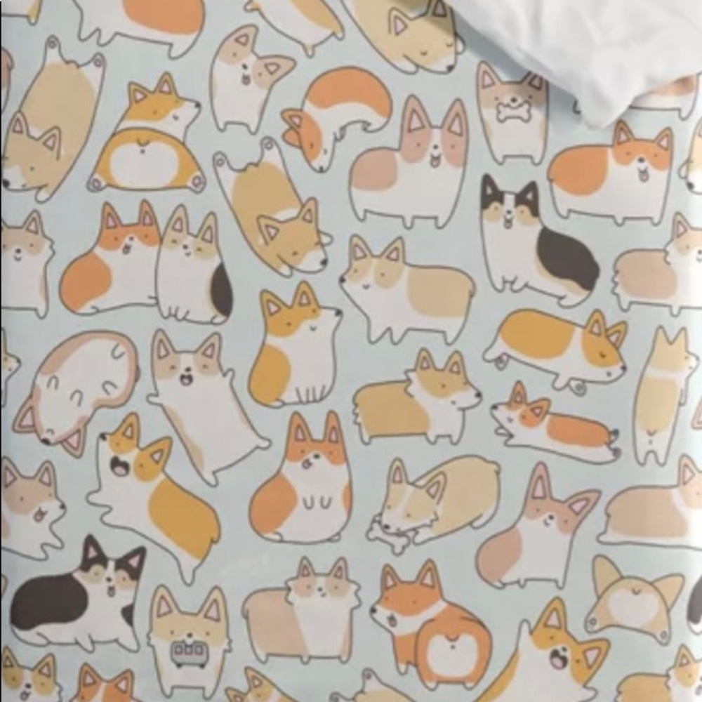 Twin Corgilicious Corgi Doodle Duvet Cover
by KiraKiraDoodles - Picture 2 of 3